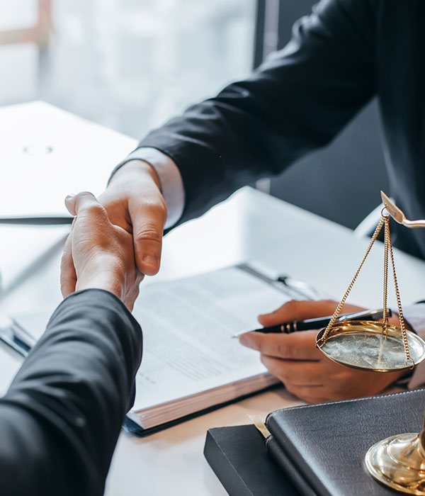 Lawyer who provides legal advice in the office